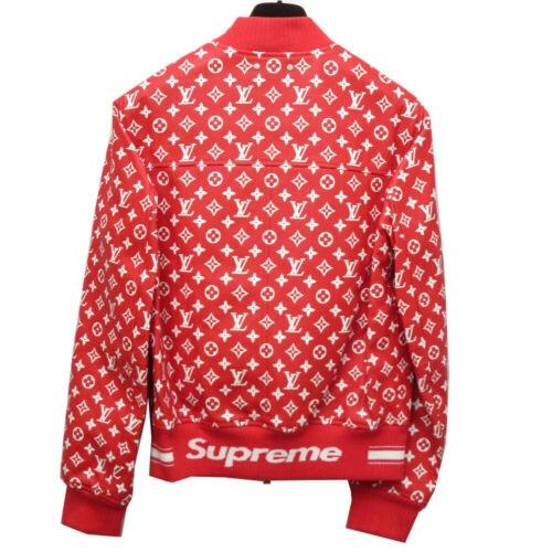 Louis Vuitton Supreme Lv Baseball Varsity Jacket