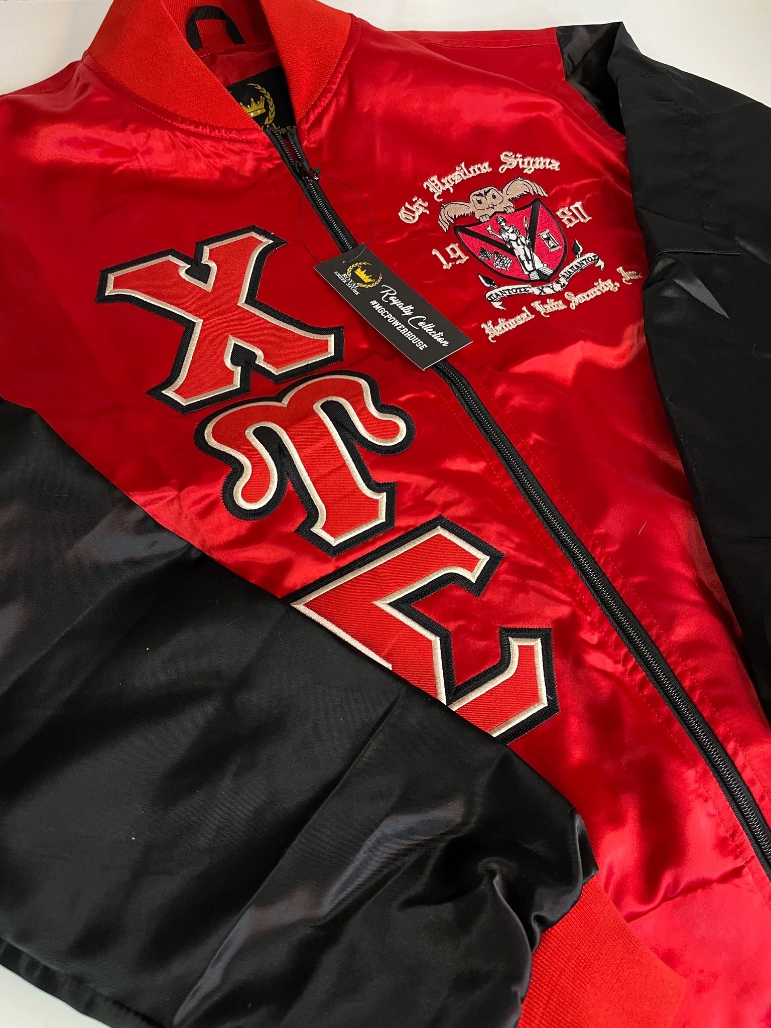 Chi Upsilon Sigma Bomber Jacket