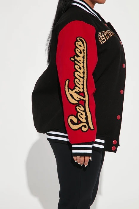Womens San Francisco 49ers Letterman Jacket