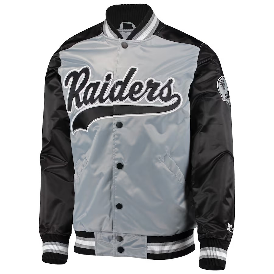Las Vegas Raiders Nfl The Tradition Satin Jacket