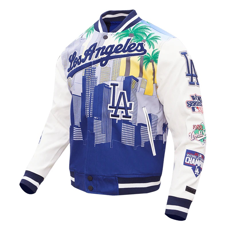 Los Angeles Dodgers Remix Wool Varsity Jacket