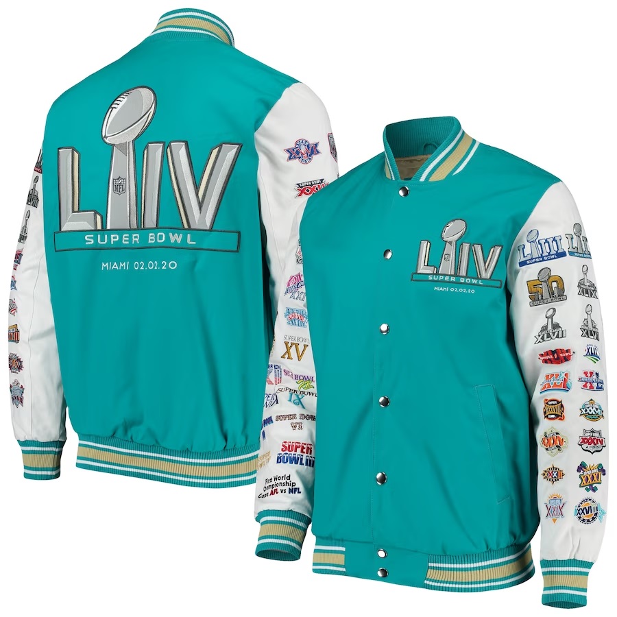 Miami Super Bowl LIV Full-snap Varsity Jacket