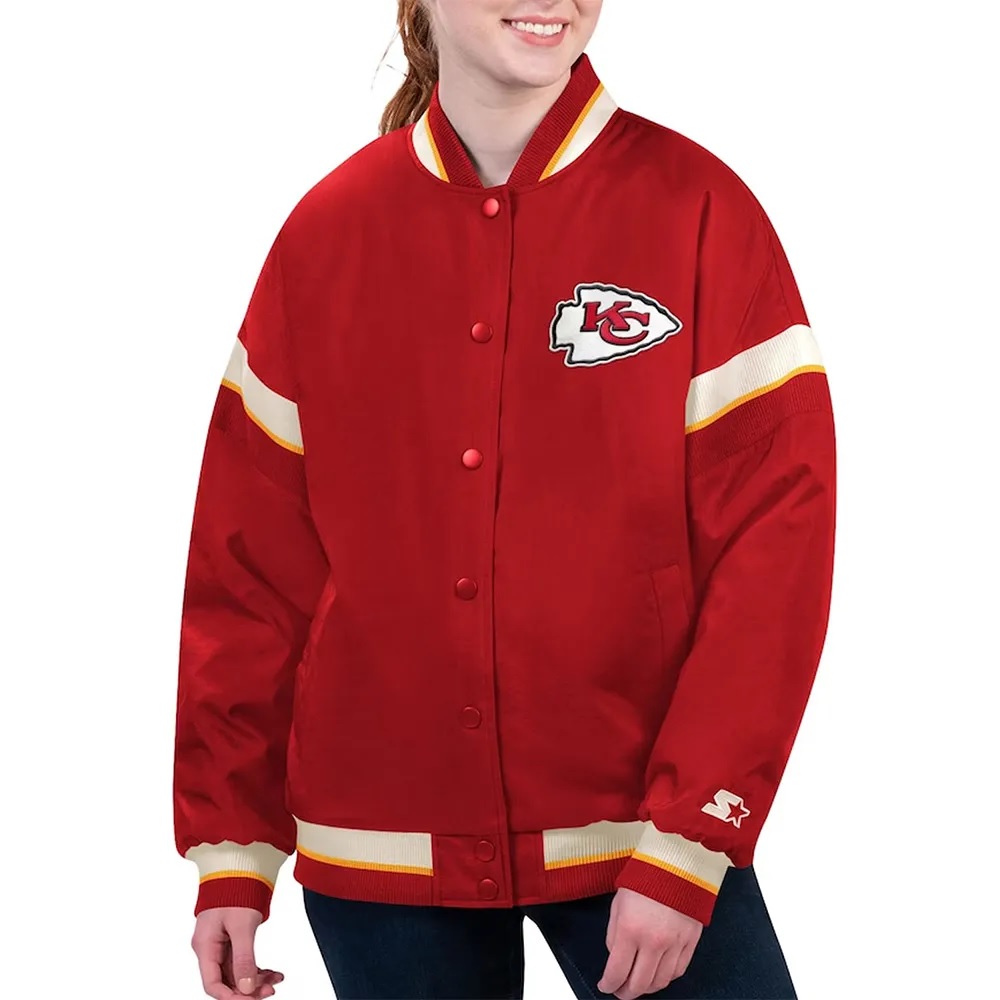 Kansas City Chiefs Tournament Red Varsity Jacket