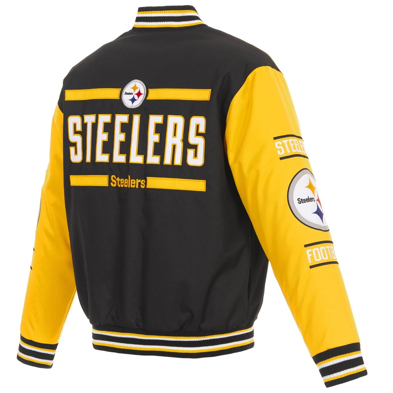 Pittsburgh Steelers Poly Twill Varsity Jacket